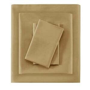 Madison Park 600 Thread Count Pima Cotton Sateen 4-Pc. Sheet Set, King